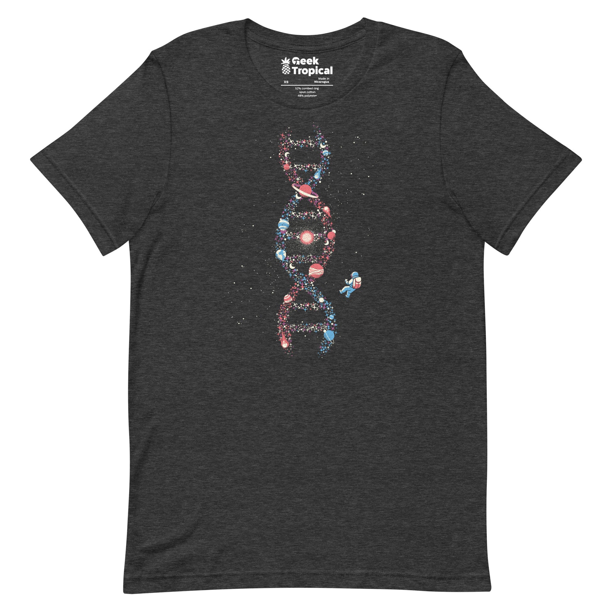 DNA Astronaut Galaxy We Are Stardust T-Shirt Geek Nerd Advertise to Meta Design by Tobe Fonseca FLOW DESC WRITING