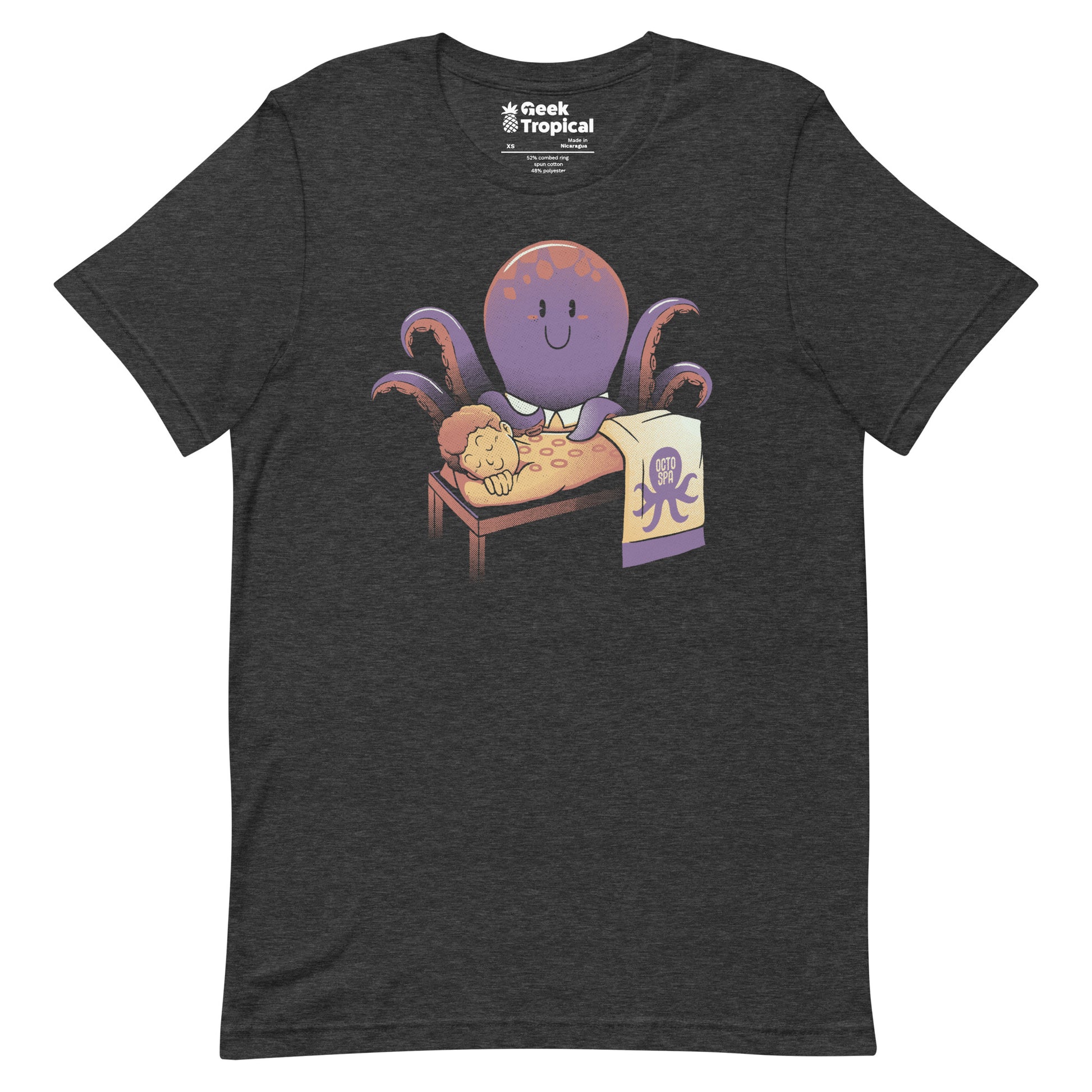 Cupping Therapy Octopus Massage T-Shirt Geek Nerd Advertise to Meta Animal Patterns Design by Tobe Fonseca