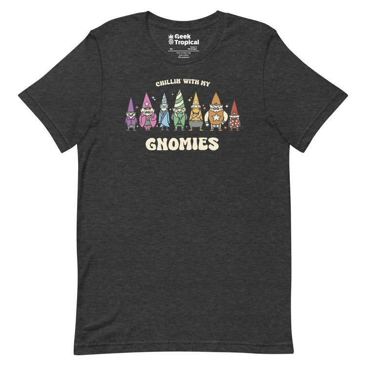 Chillin With My Gnomies T-Shirt Geek Nerd Advertise to Meta Christmas Print Design by Tobe Fonseca