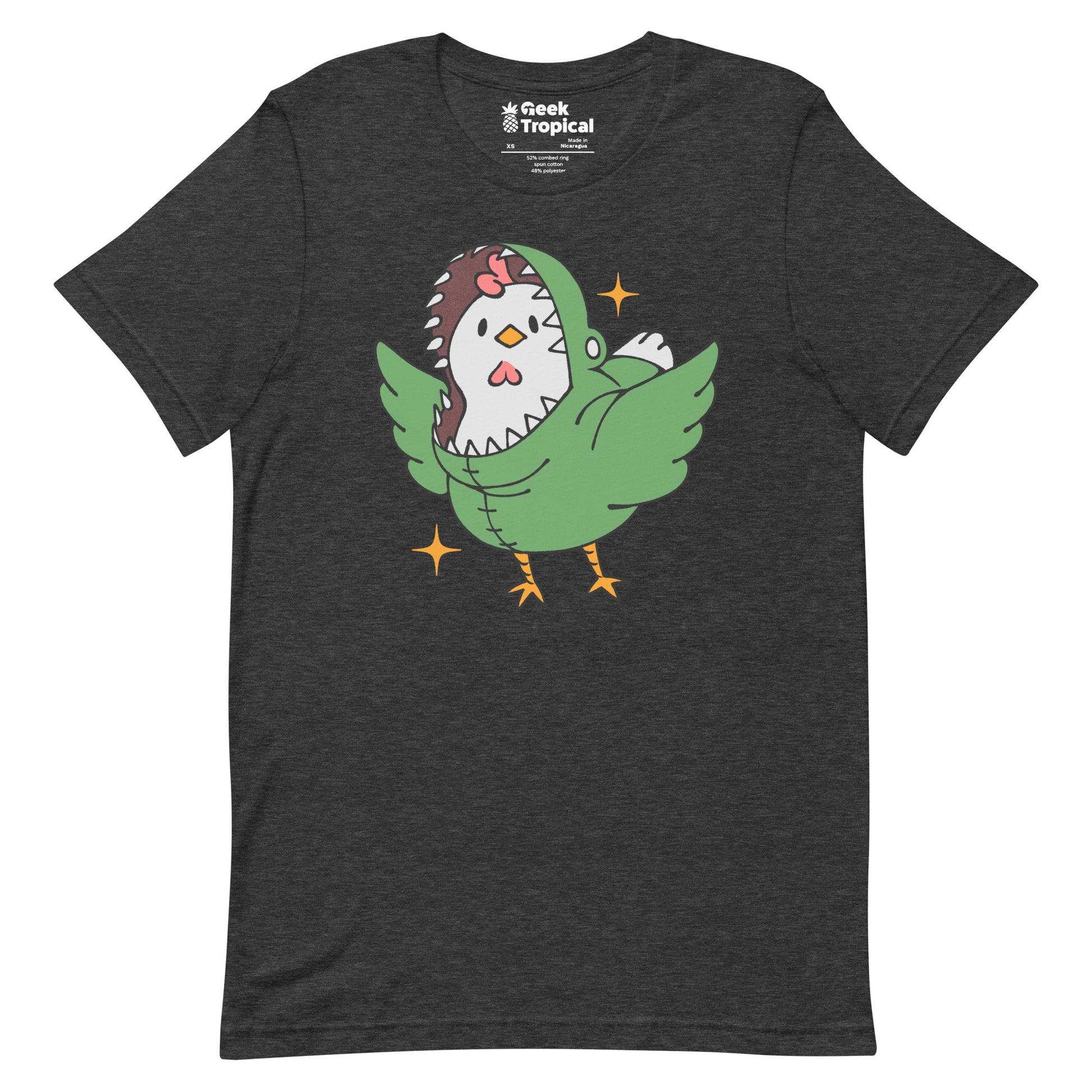 Chickenossauro Rex T-Shirt Geek Nerd Advertise to Meta Animal Patterns Design by Tobe Fonseca