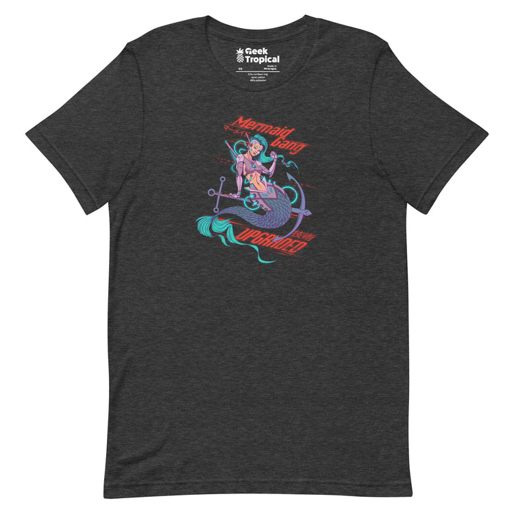 Cyberpunk Mermaid T-Shirt Geek Nerd Advertise to Meta computer print Design by Tobe Fonseca