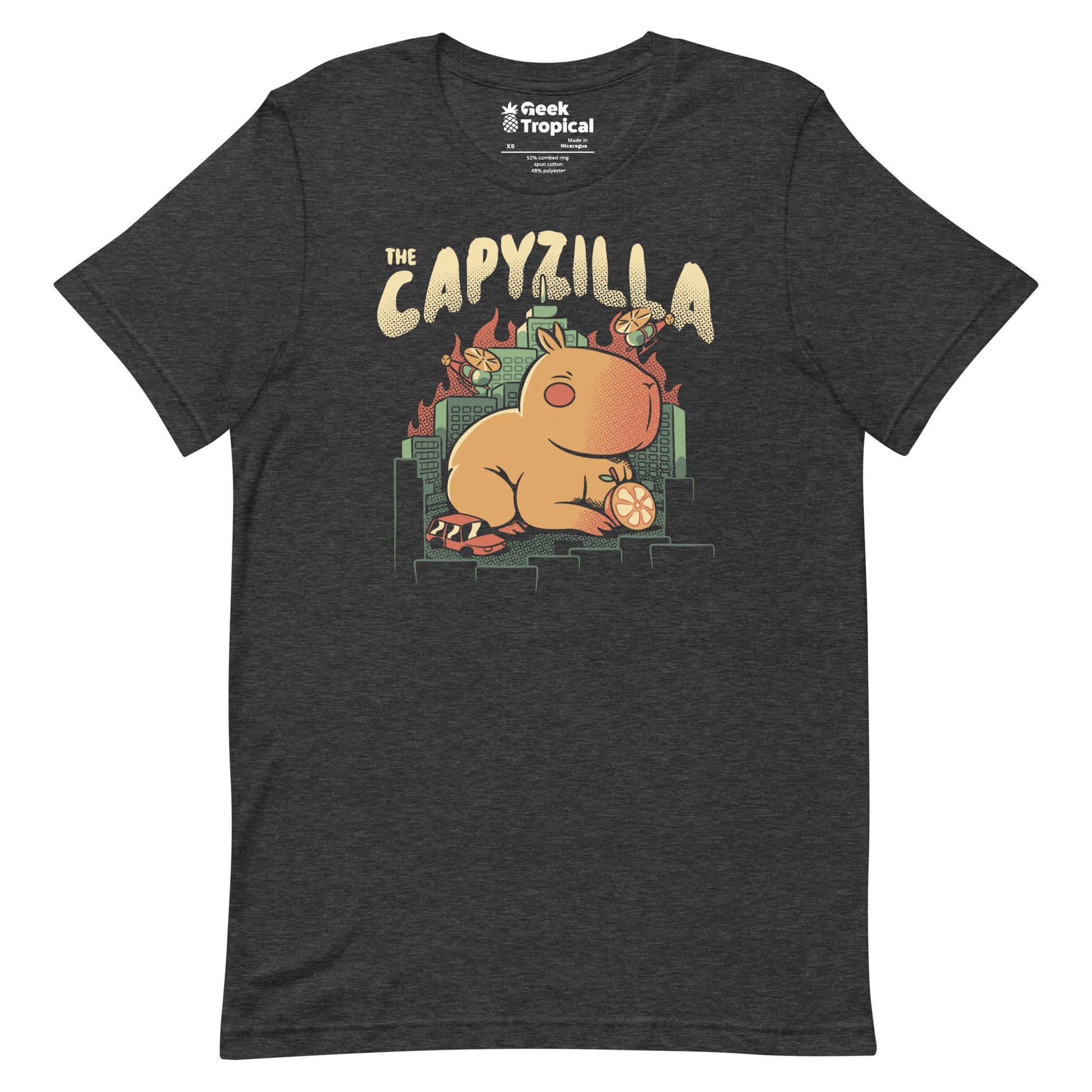 Capyzilla Kawaii Monster T-Shirt Geek Nerd Advertise to Meta Animal Patterns Anime