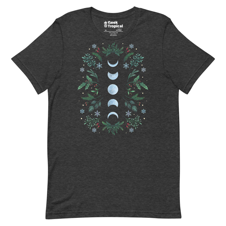 Moonlight Garden Festive T-Shirt Geek Nerd Advertise to Meta Botany Print Design by Episodic Drawing
