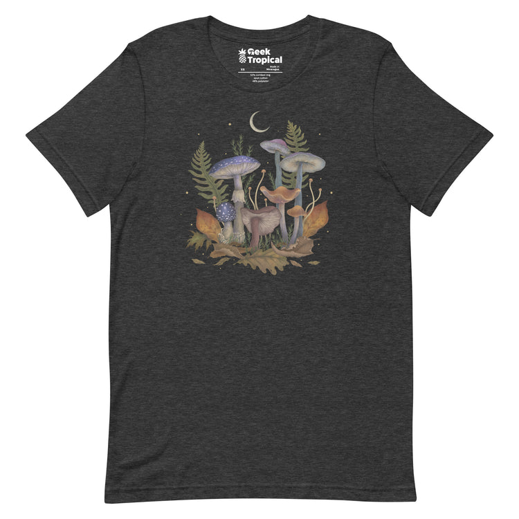 Mushroom Cover T-Shirt Geek Nerd Advertise to Meta Book Prints Botany Print