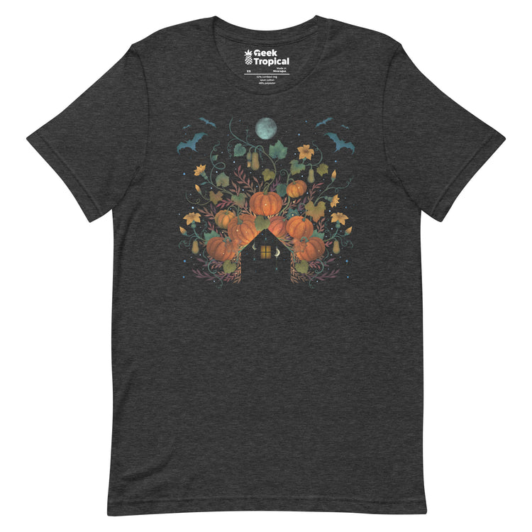 Pumpkin Rooftop T-Shirt Geek Nerd Advertise to Meta Design by Episodic Drawing FLOW DESC WRITING