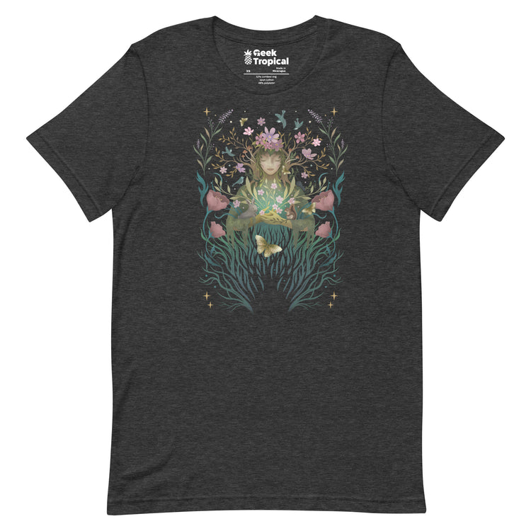 Spring Goddess T-Shirt Geek Nerd Advertise to Meta Botany Print Design by Episodic Drawing