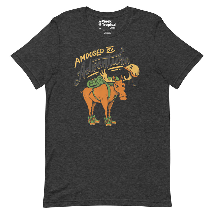 Amoosed by Adventure T-Shirt Geek Nerd Advertise to Meta Animal Patterns Design by Tobe Fonseca