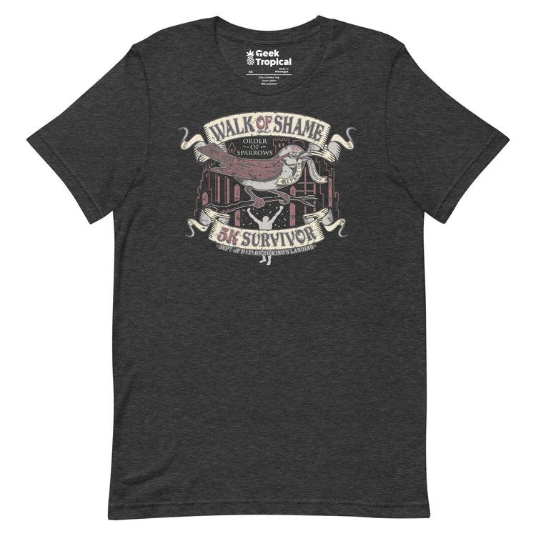 Walk of Shame T-Shirt Geek Nerd Advertise to Meta FLOW DESC WRITING Funny Prints