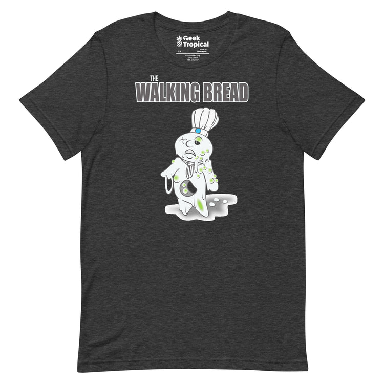 The Walking Bread T-Shirt Geek Nerd Advertise to Meta Fantasy Prints FLOW DESC WRITING