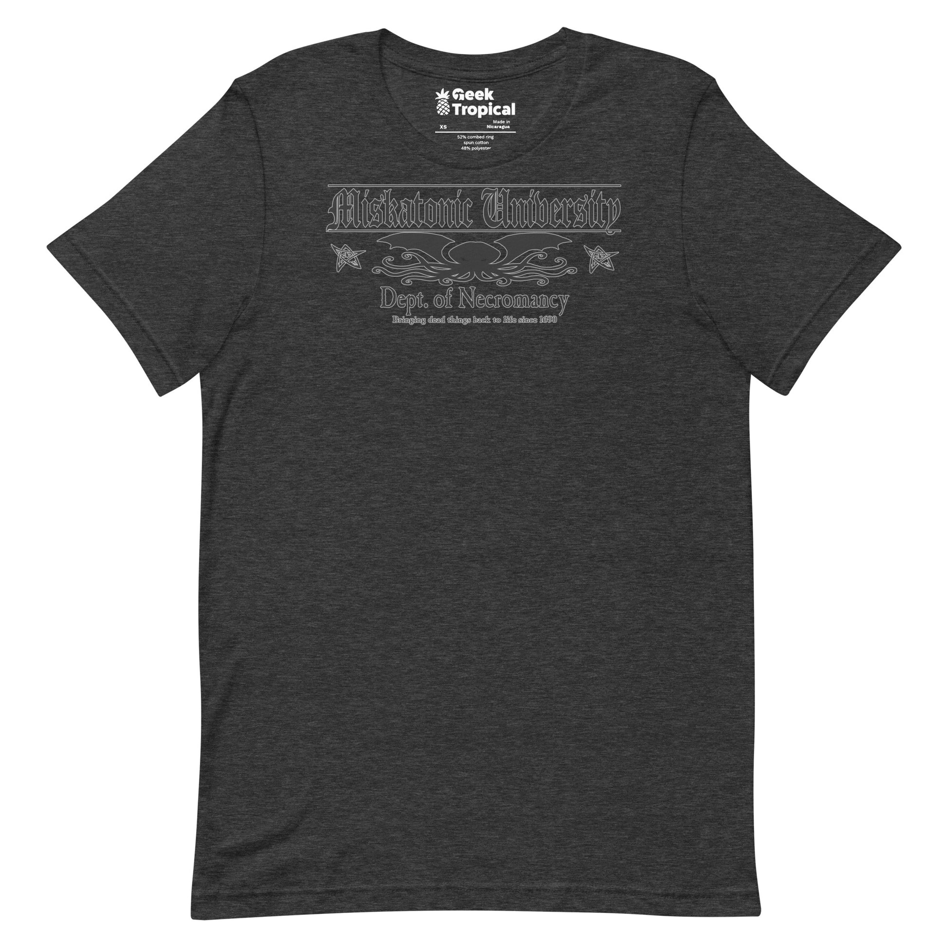 Miskatonic University Dept Necromancy T-Shirt 11