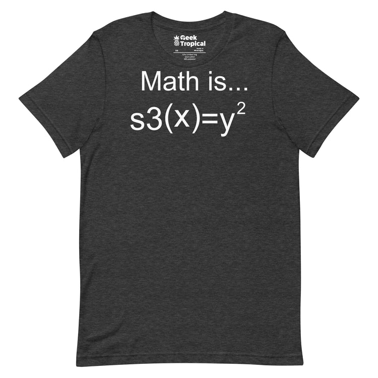 Math is Sexy T-Shirt Geek Nerd Advertise to Meta FLOW DESC WRITING Funny Prints