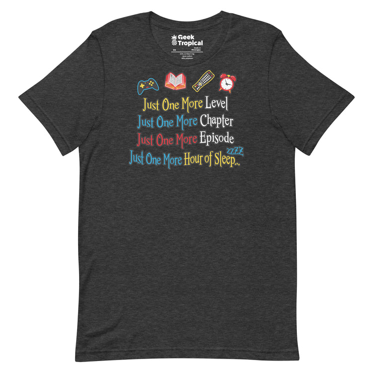 Just One More Nerd T-Shirt Geek Nerd Advertise to Meta Book Prints FLOW DESC WRITING