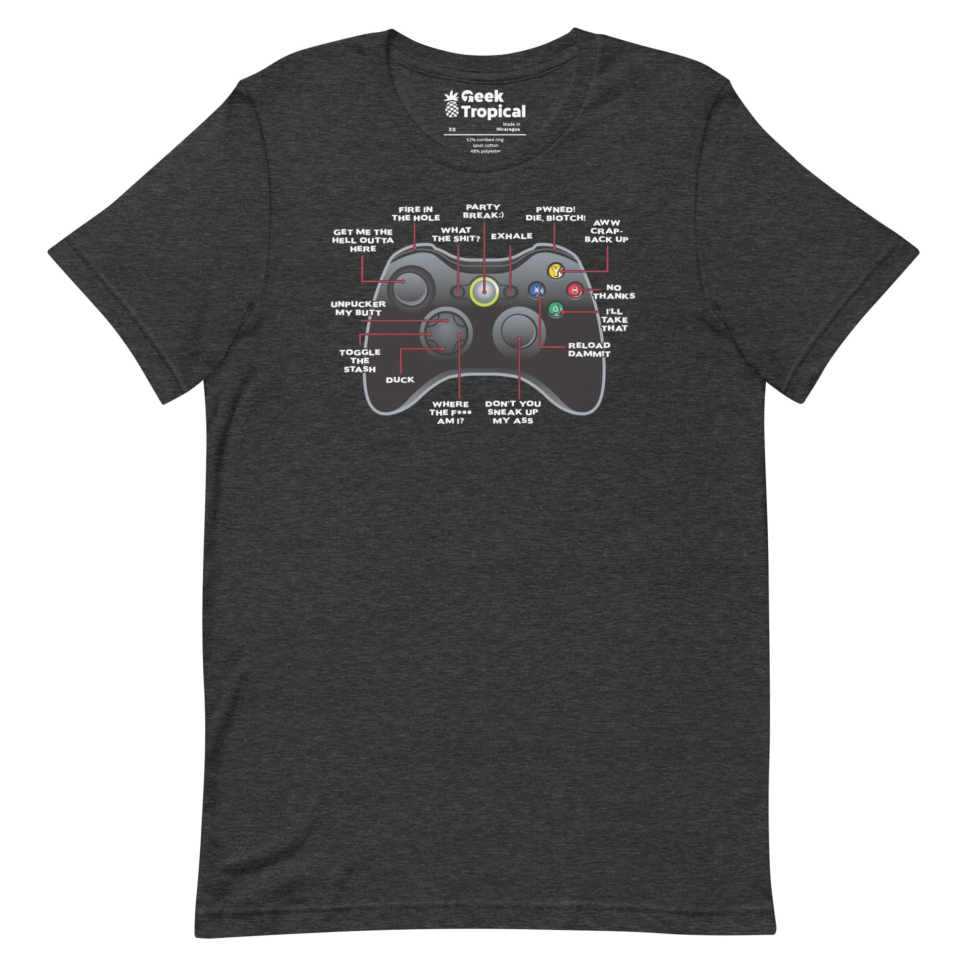 Game Controller How to Play T-Shirt 13