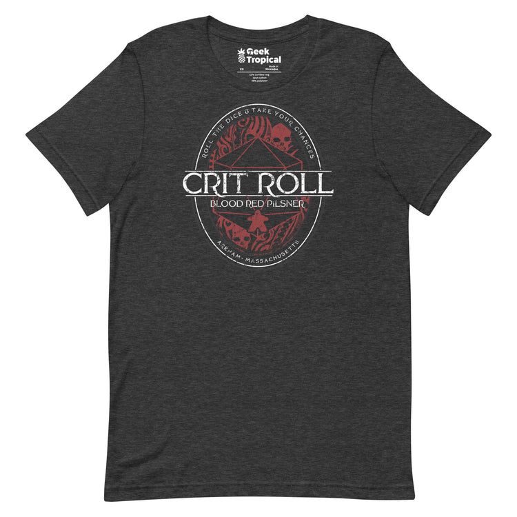 Arkham RPG Crit Roll T-Shirt Geek Nerd Advertise to Meta dnd & rpg print Fantasy Prints