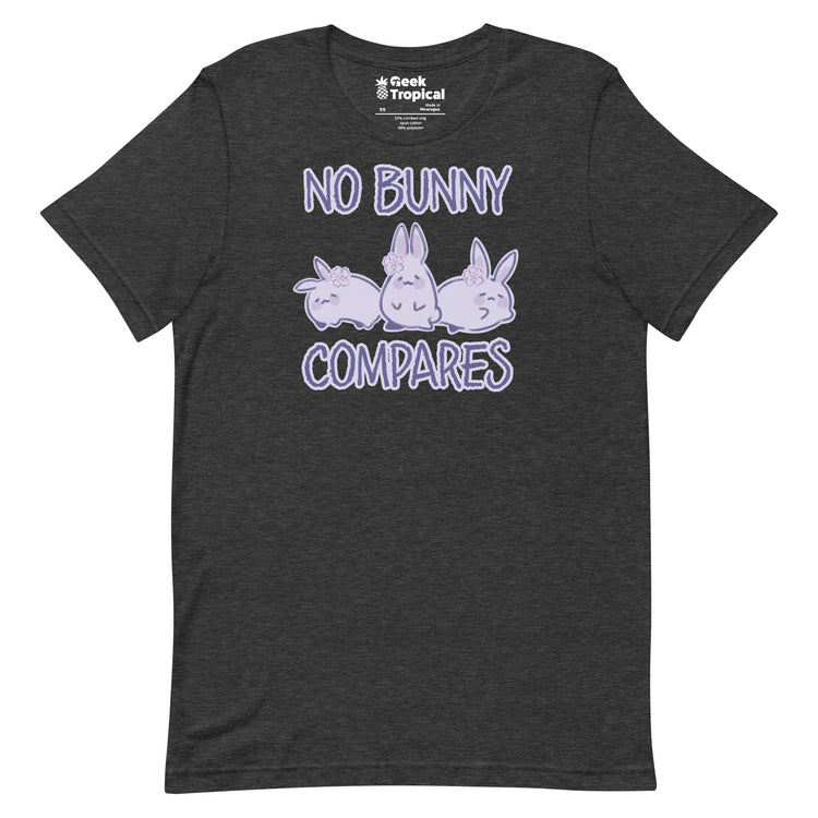 No Bunny Compares T-Shirt Geek Nerd Advertise to Meta Animal Patterns Design by Ardi Tong