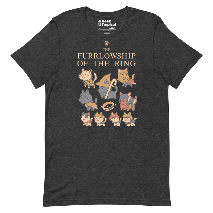 The Furrlowship of the Ring T-Shirt Geek Nerd Advertise to Meta Animal Patterns Book Prints