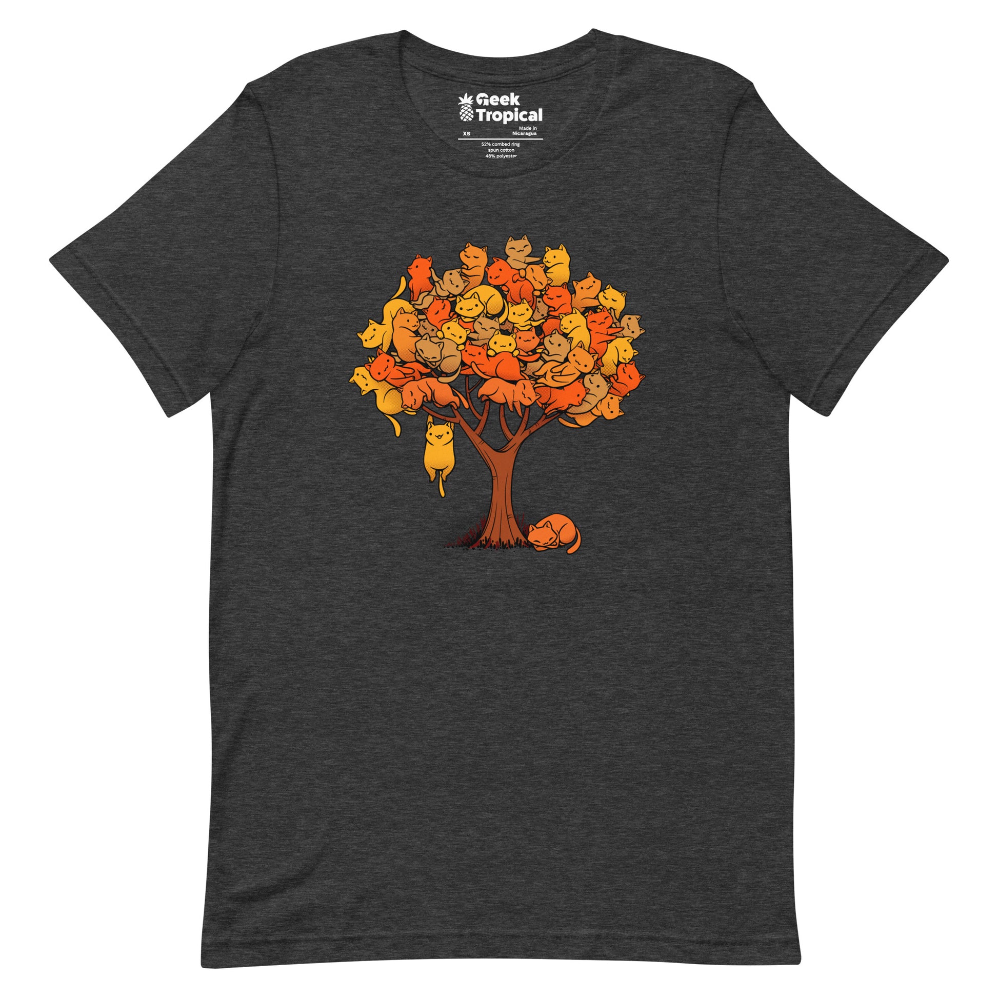Autumn Cat Tree T-Shirt 12