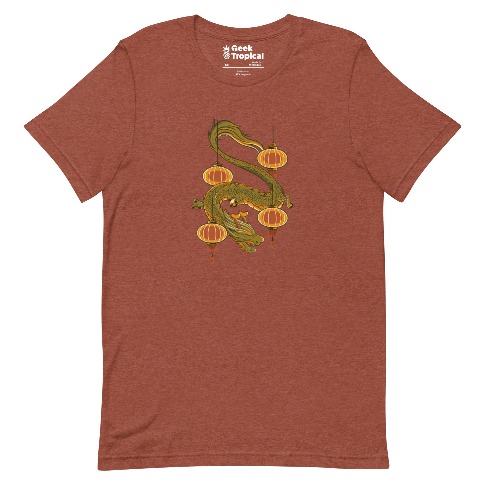Dragon New Year T-Shirt Geek Nerd Design by Tobe Fonseca Fantasy Prints FLOW DESC WRITING