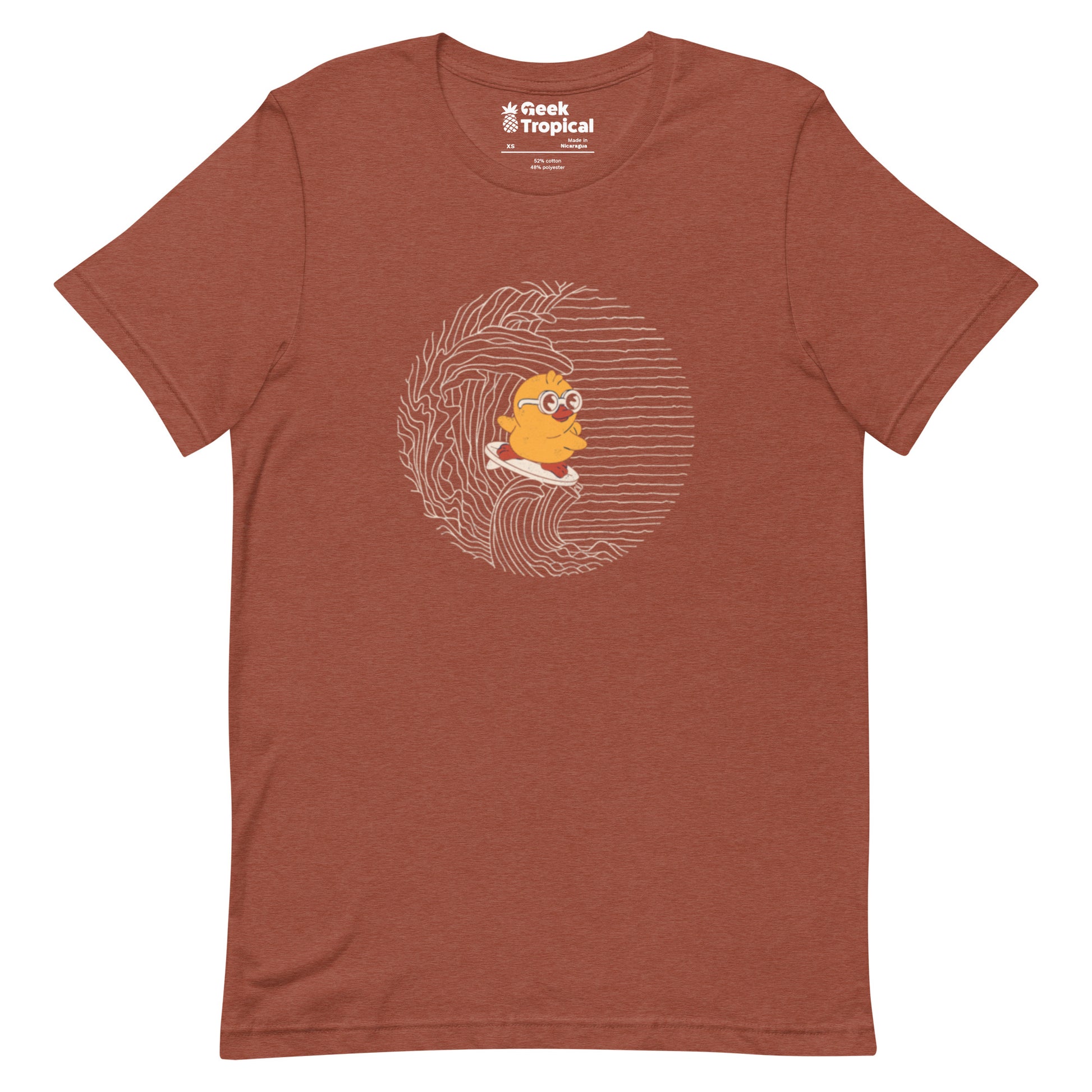 Duck Kanagawa Wave T-Shirt Geek Nerd Animal Patterns Design by Tobe Fonseca FLOW DESC WRITING