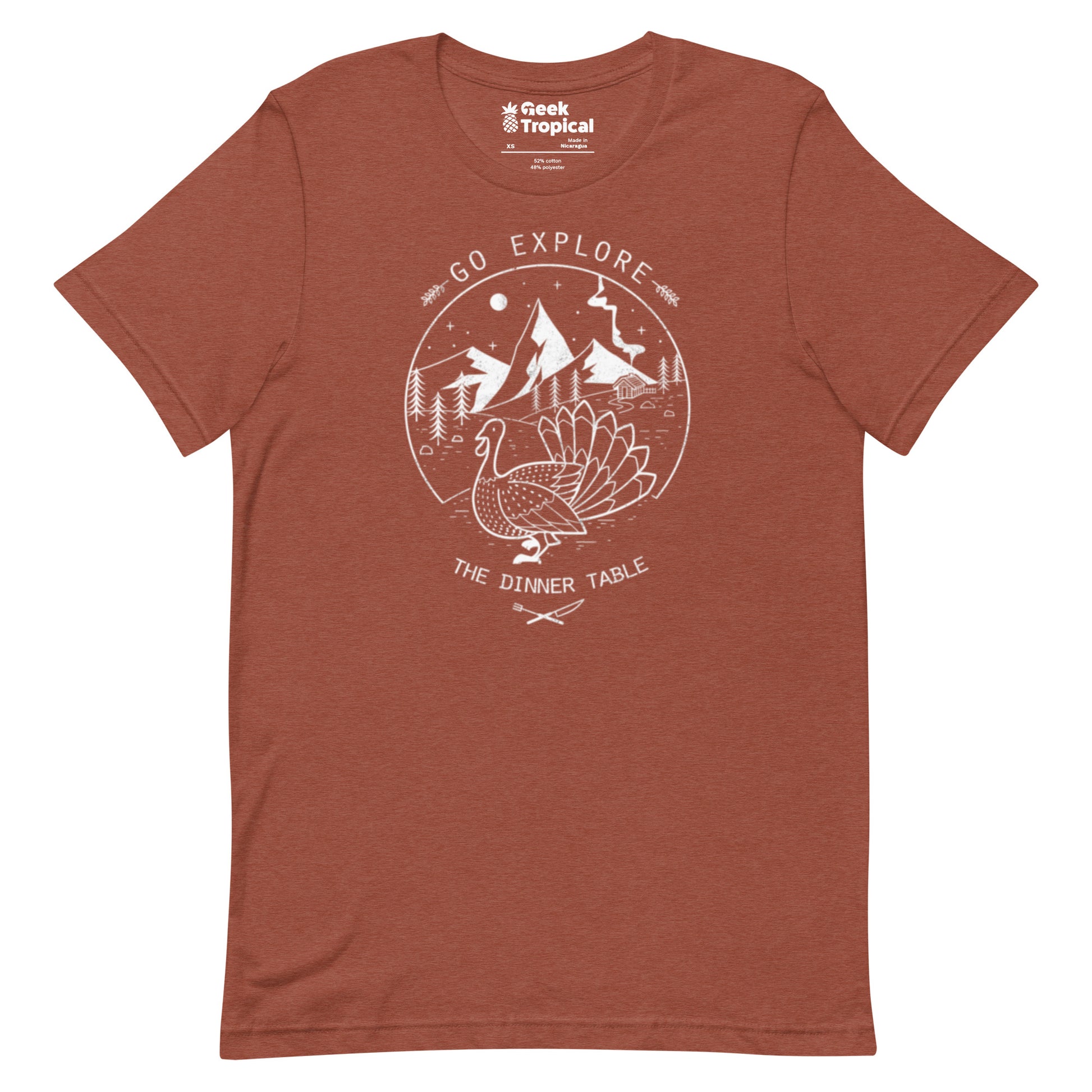 Explore Thanksgiving Dinner T-Shirt Geek Nerd