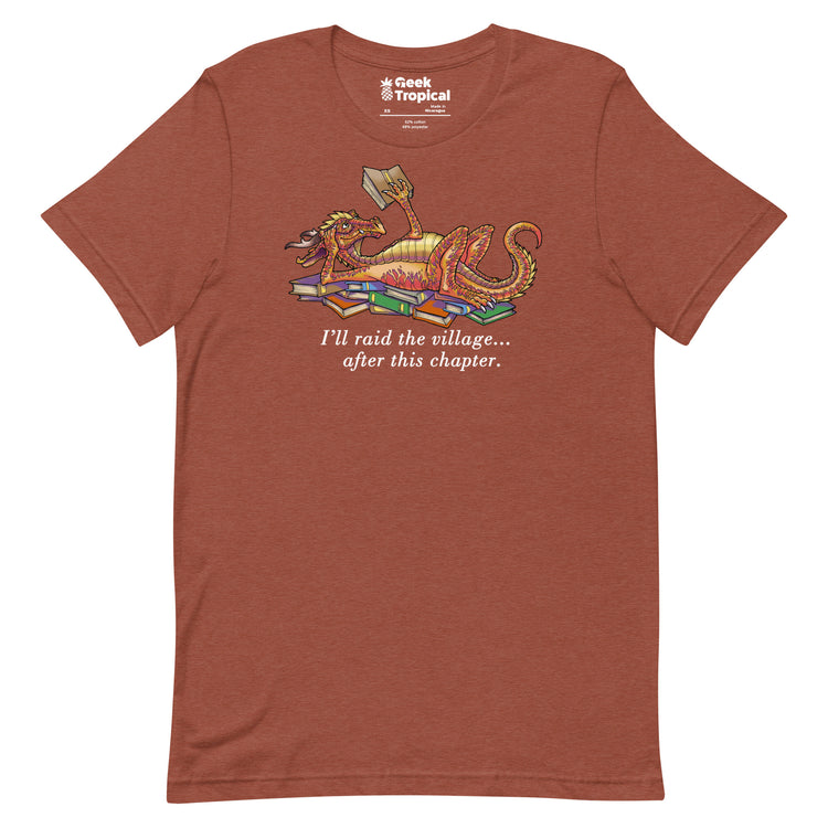 Another Chapter Dragon T-Shirt Geek Nerd Advertise to Meta Book Prints Fantasy Prints