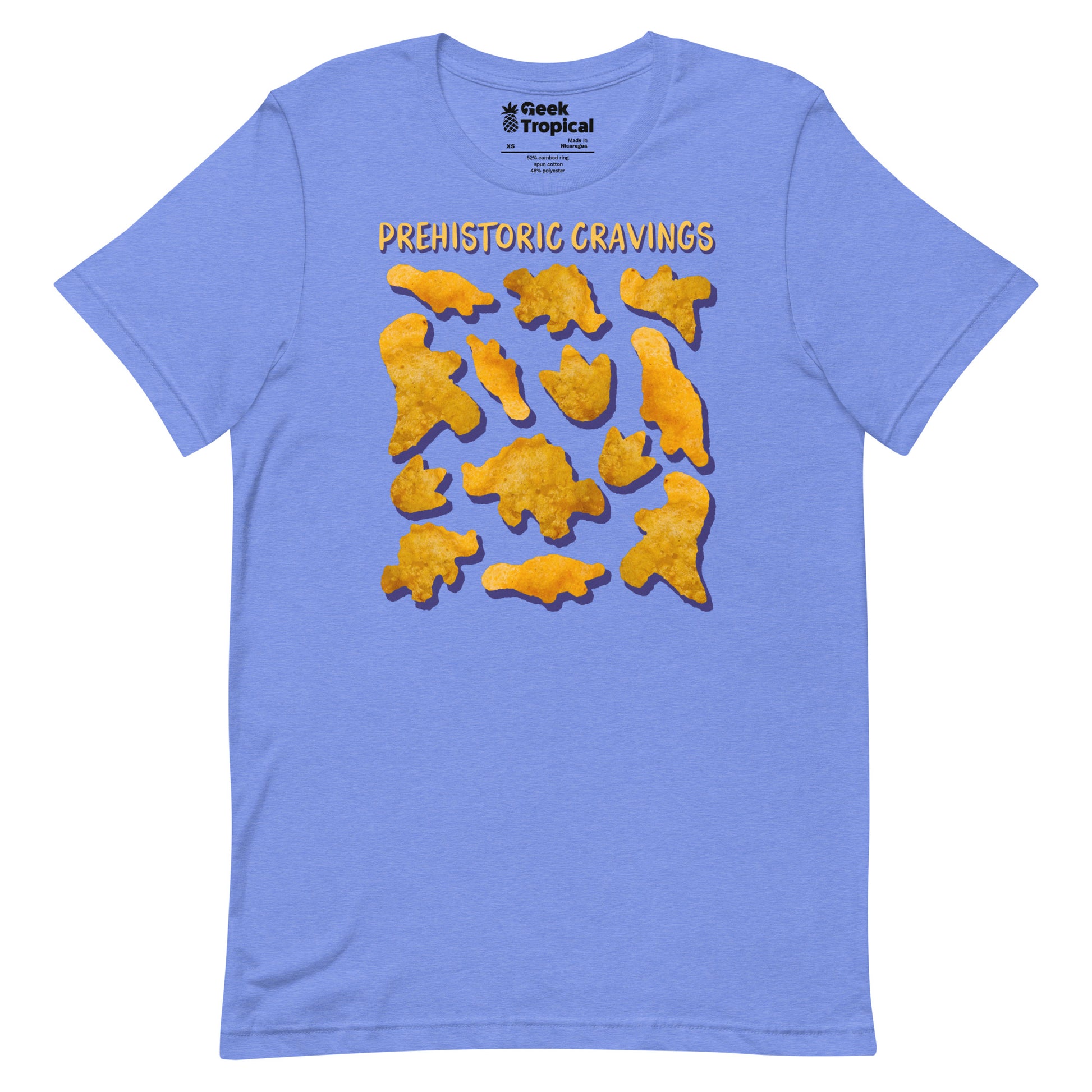 Prehistoric Cravings Dinosaur Chicken Nuggets T-Shirt 13