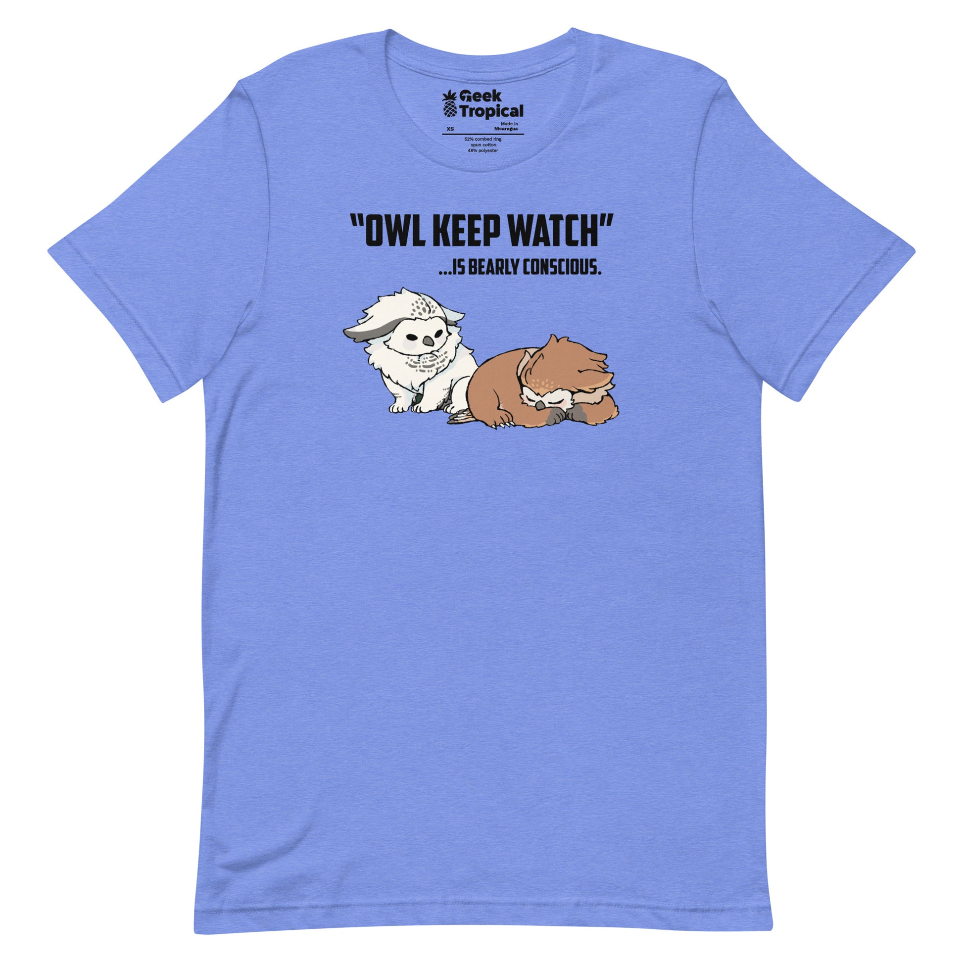 Owl Keep Watch Is Bearly Conscious Owlbears T-Shirt 16