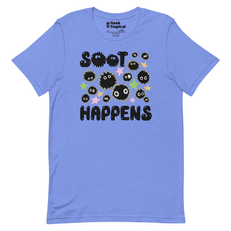Soot Happens Sootsprites Anime T-Shirt Geek Nerd Advertise to Meta Anime Design by Heather Davenport