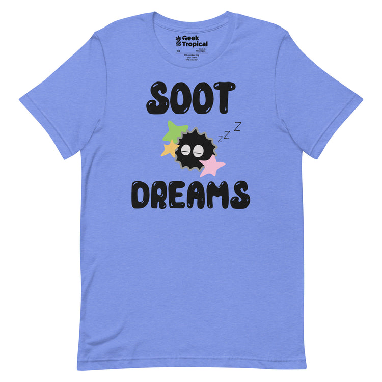 Sootdreams Sootsprite Anime T-Shirt Geek Nerd Advertise to Meta Anime Design by Heather Davenport