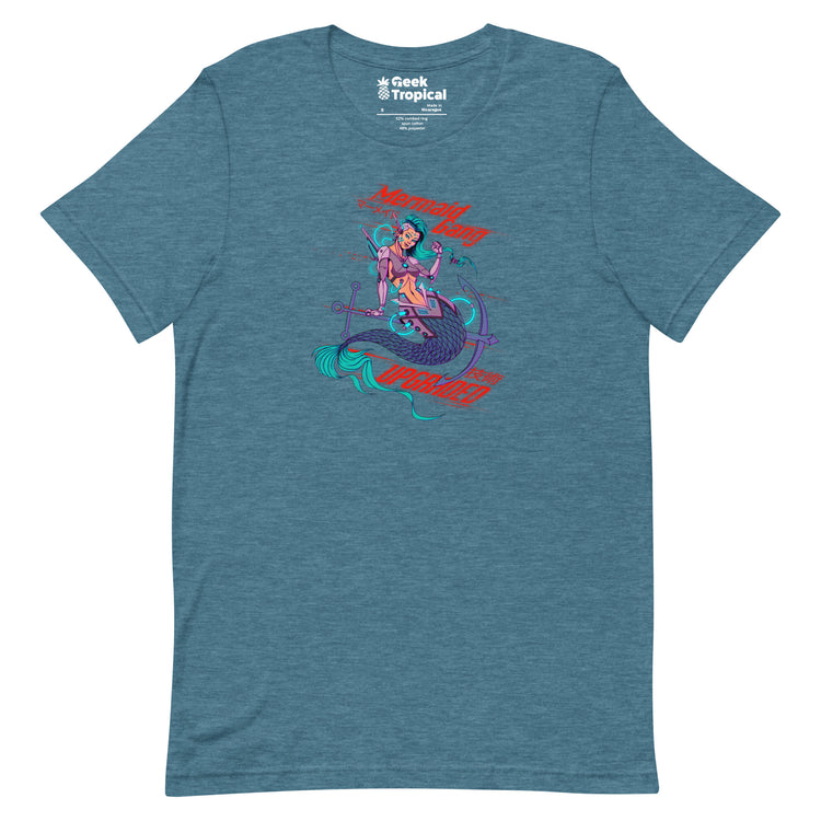 Cyberpunk Mermaid T-Shirt Geek Nerd Advertise to Meta computer print Design by Tobe Fonseca