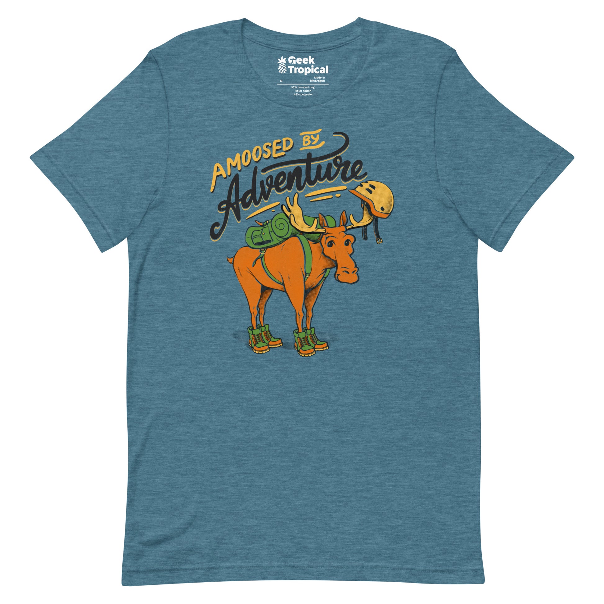 Amoosed by Adventure T-Shirt Geek Nerd Advertise to Meta Animal Patterns Design by Tobe Fonseca