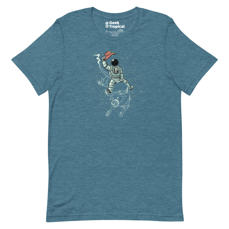 Astronaut Space Cowboy T-Shirt Geek Nerd Advertise to Meta Design by Tobe Fonseca outer space & astronaut print