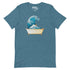 Bathtub Kanagawa Wave T-shirt Geek Nerd Advertise to Meta Design by Tobe Fonseca Funny Prints