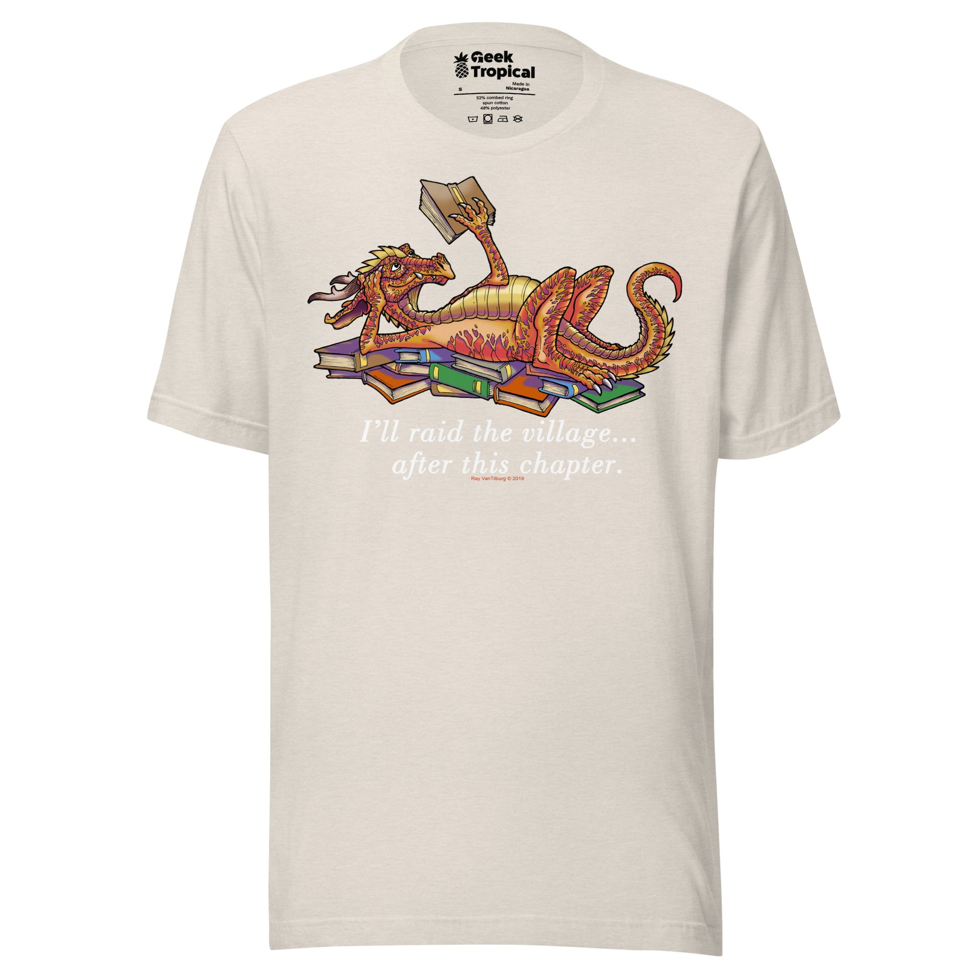 Another Chapter Dragon T-Shirt Geek Nerd Advertise to Meta Book Prints Fantasy Prints