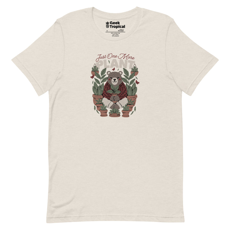 Just One More Plant T-Shirt Geek Nerd Advertise to Meta Botany Print Design by Tobe Fonseca