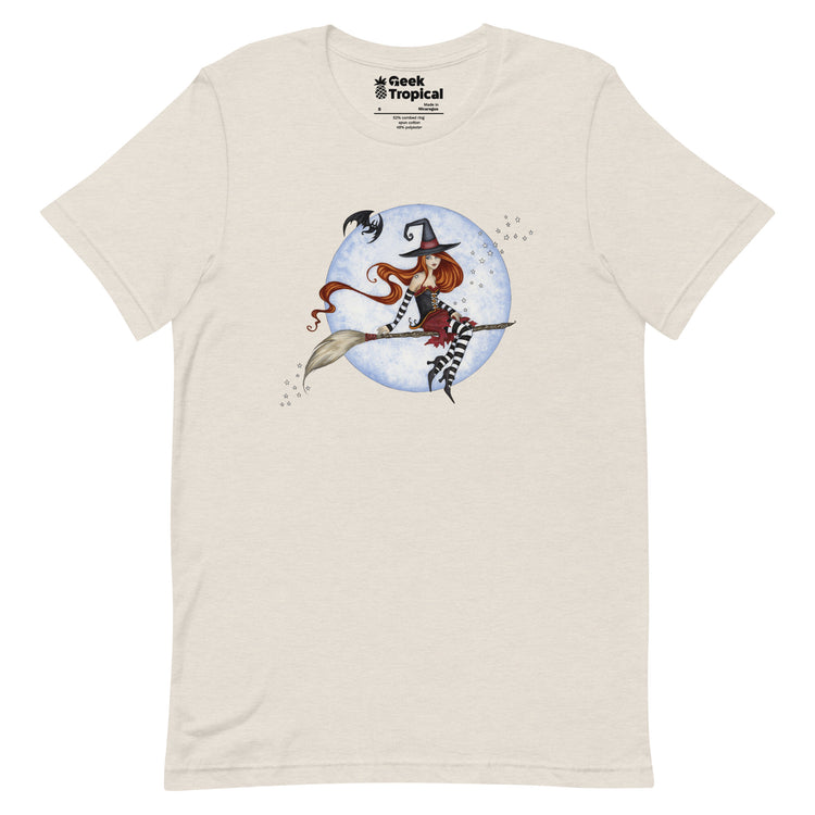 Amy Brown Moonlight Ride T-Shirt Geek Nerd Advertise to Meta Design by Amy Brown Fantasy Prints