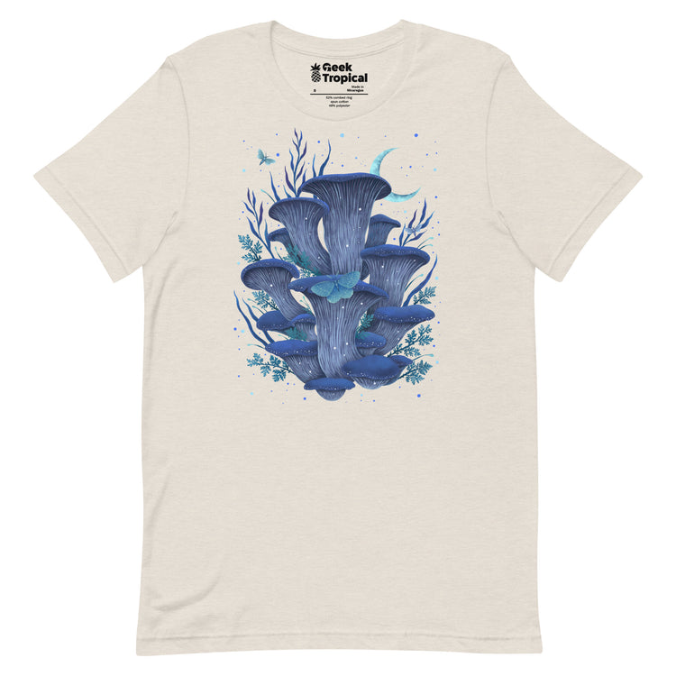 Blue Oyster T-Shirt Geek Nerd Advertise to Meta Design by Episodic Drawing FLOW DESC WRITING