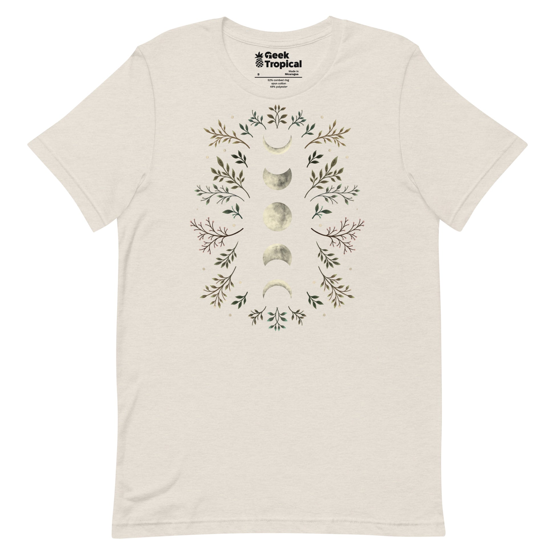 Moonlight Garden Olive T-Shirt 15