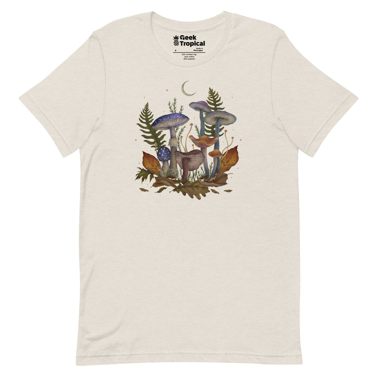 Mushroom Cover T-Shirt Geek Nerd Advertise to Meta Book Prints Botany Print