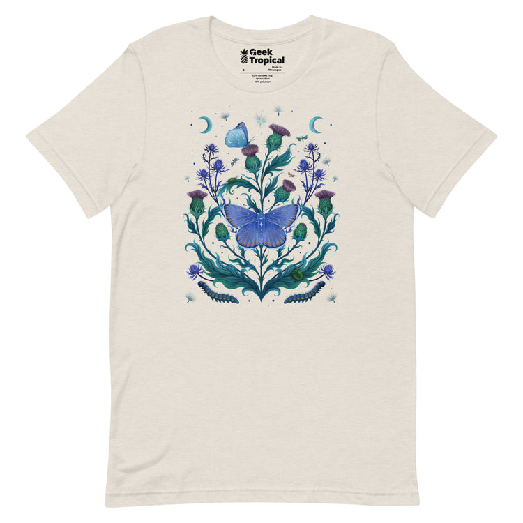 Thistle Home T-Shirt Geek Nerd Advertise to Meta Botany Print Design by Episodic Drawing