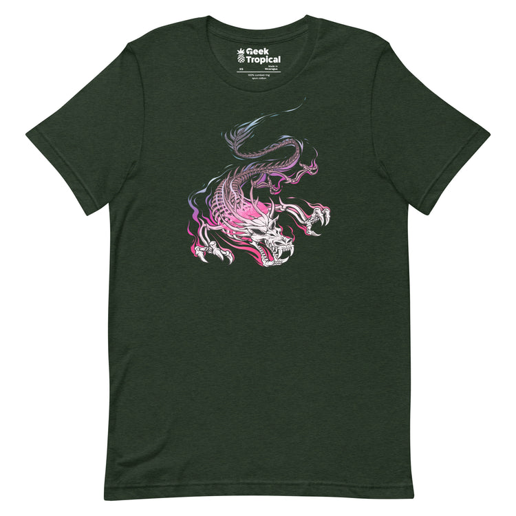 Chinese Skull Dragon T-Shirt Geek Nerd Advertise to Meta Design by Tobe Fonseca Fantasy Prints
