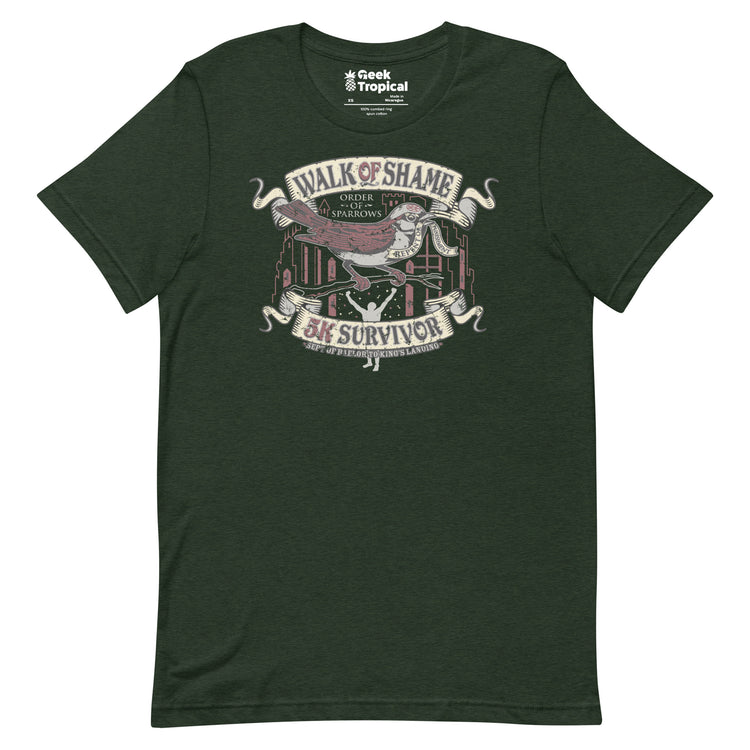 Walk of Shame T-Shirt Geek Nerd Advertise to Meta FLOW DESC WRITING Funny Prints