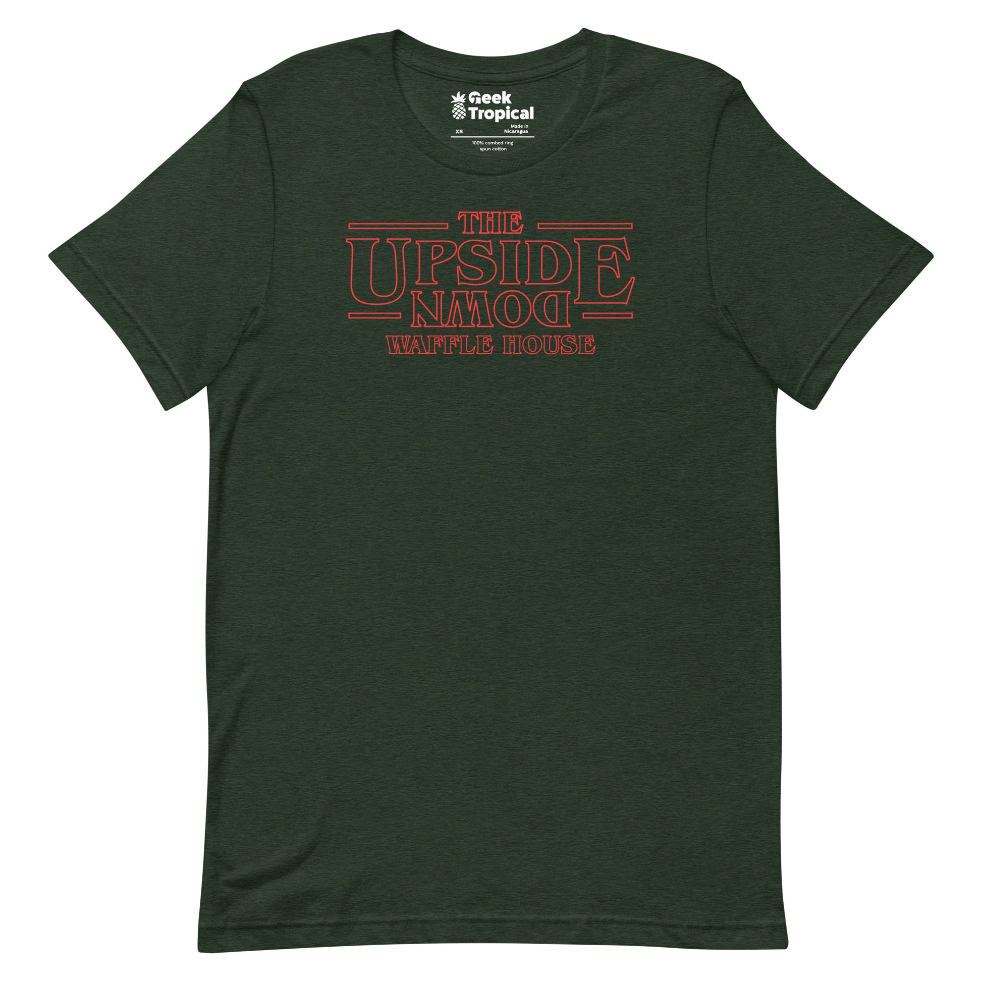 Upside Down Waffle House T-Shirt 15