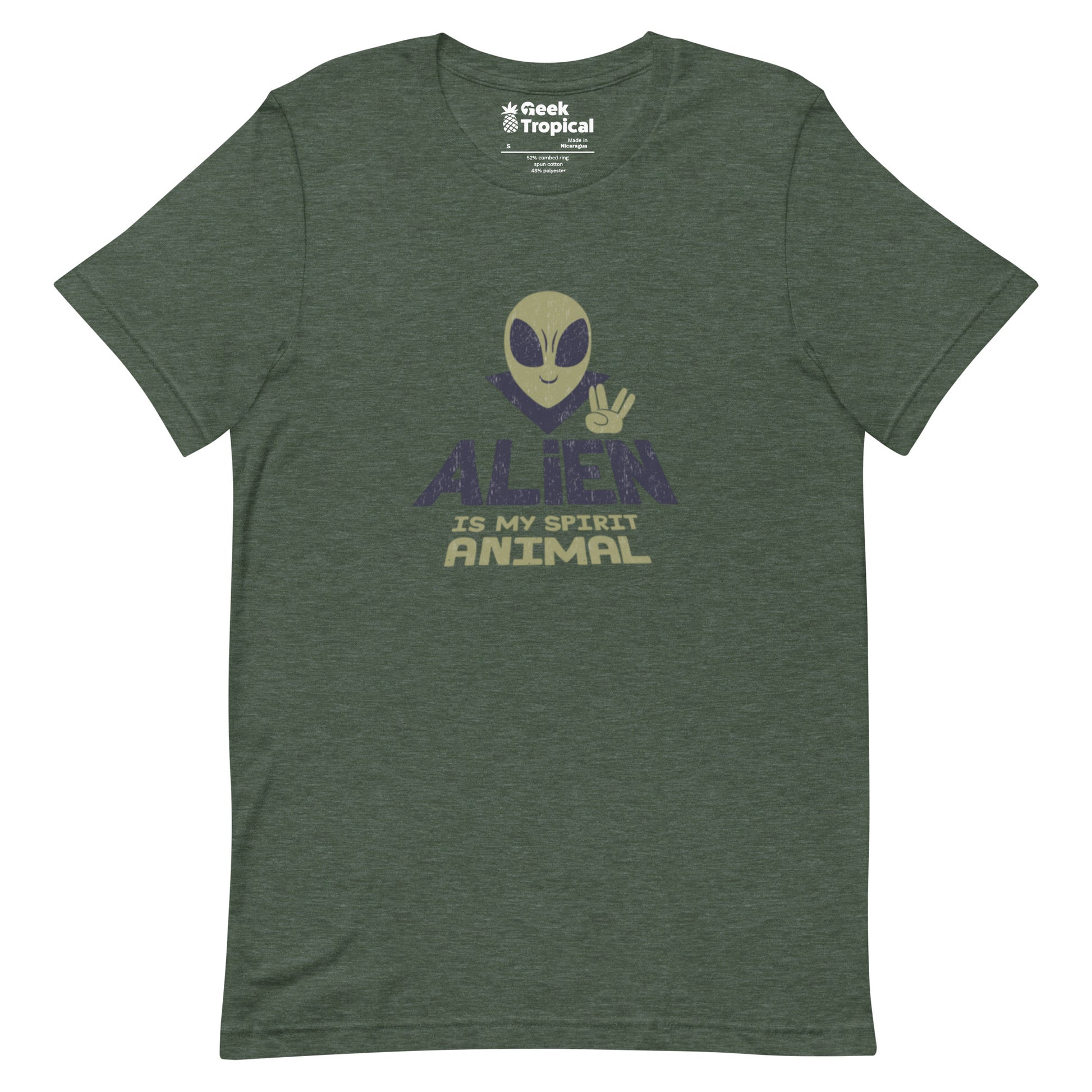Alien Spirit Animal T-Shirt Geek Nerd Design by Tobe Fonseca FLOW DESC WRITING Funny Prints