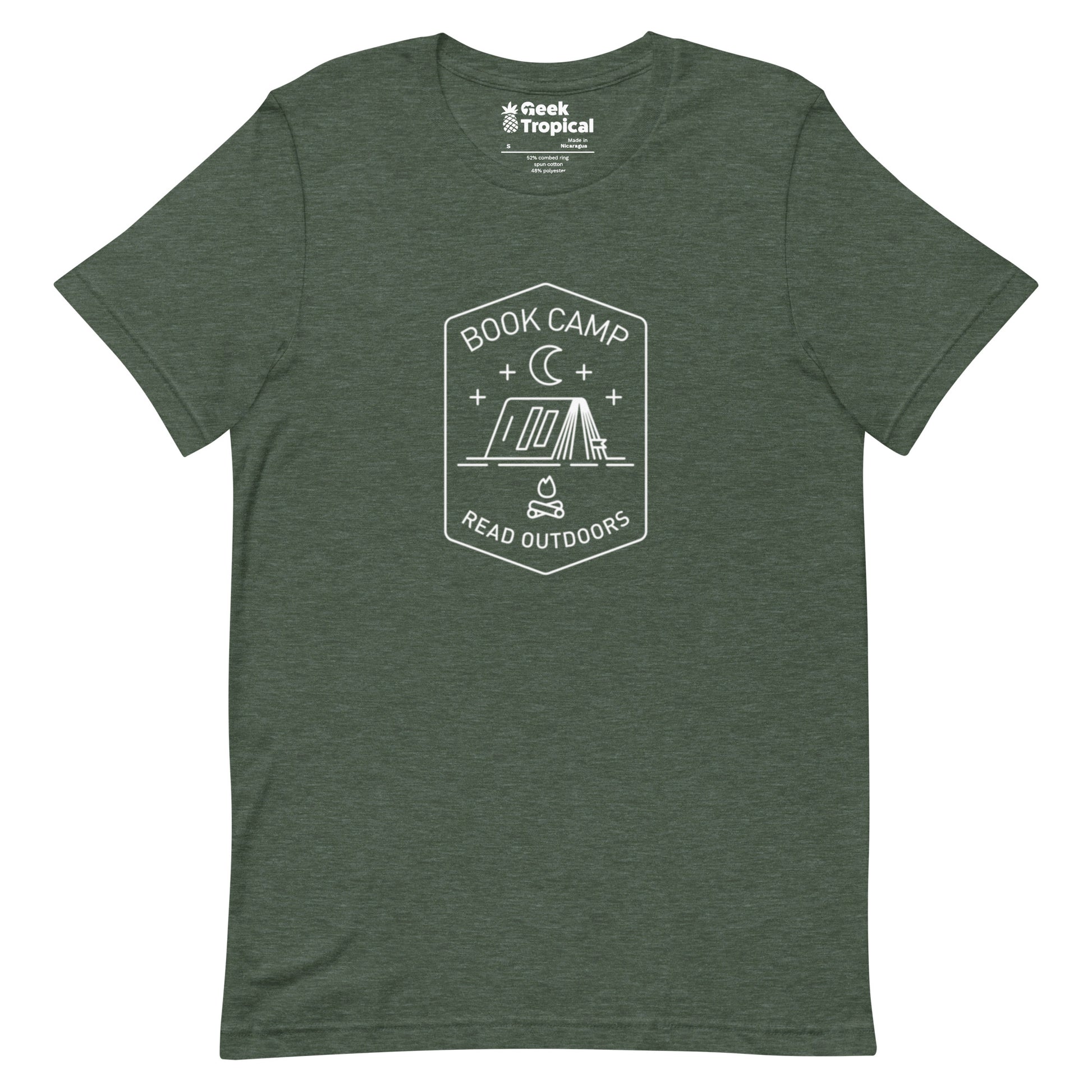 Book Camp T-Shirt Geek Nerd Book Prints Design by Tobe Fonseca FLOW DESC WRITING
