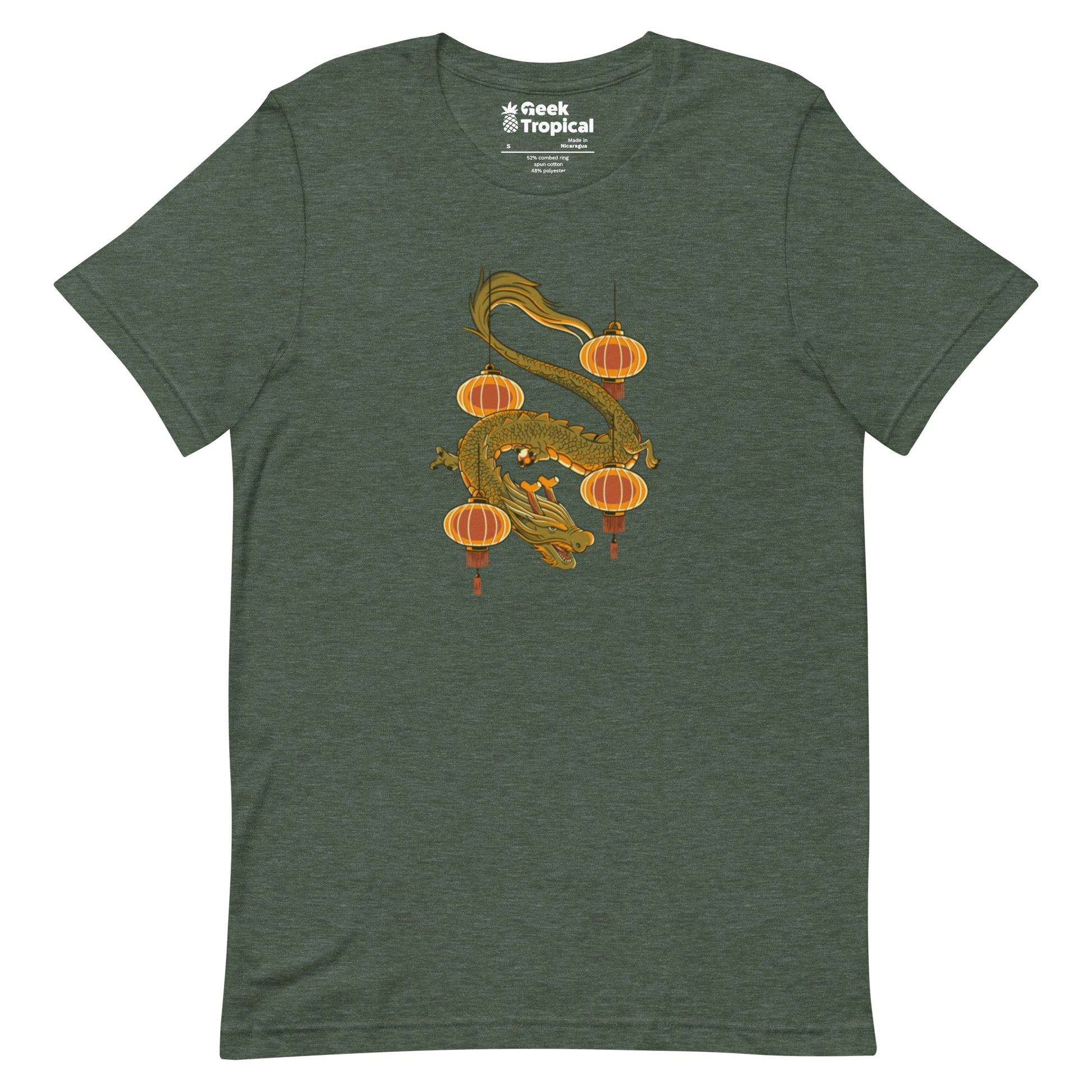 Dragon New Year T-Shirt Geek Nerd Design by Tobe Fonseca Fantasy Prints FLOW DESC WRITING