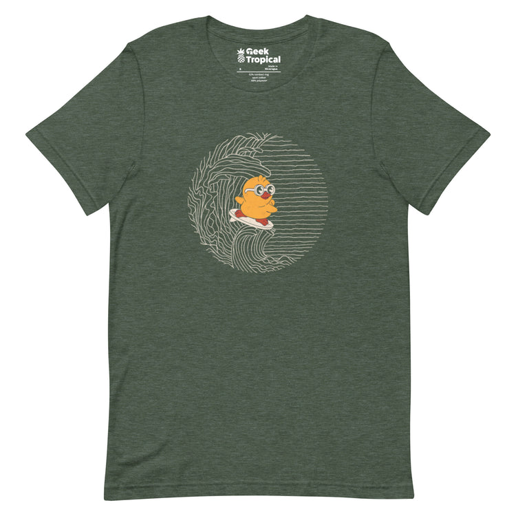 Duck Kanagawa Wave T-Shirt Geek Nerd Animal Patterns Design by Tobe Fonseca FLOW DESC WRITING