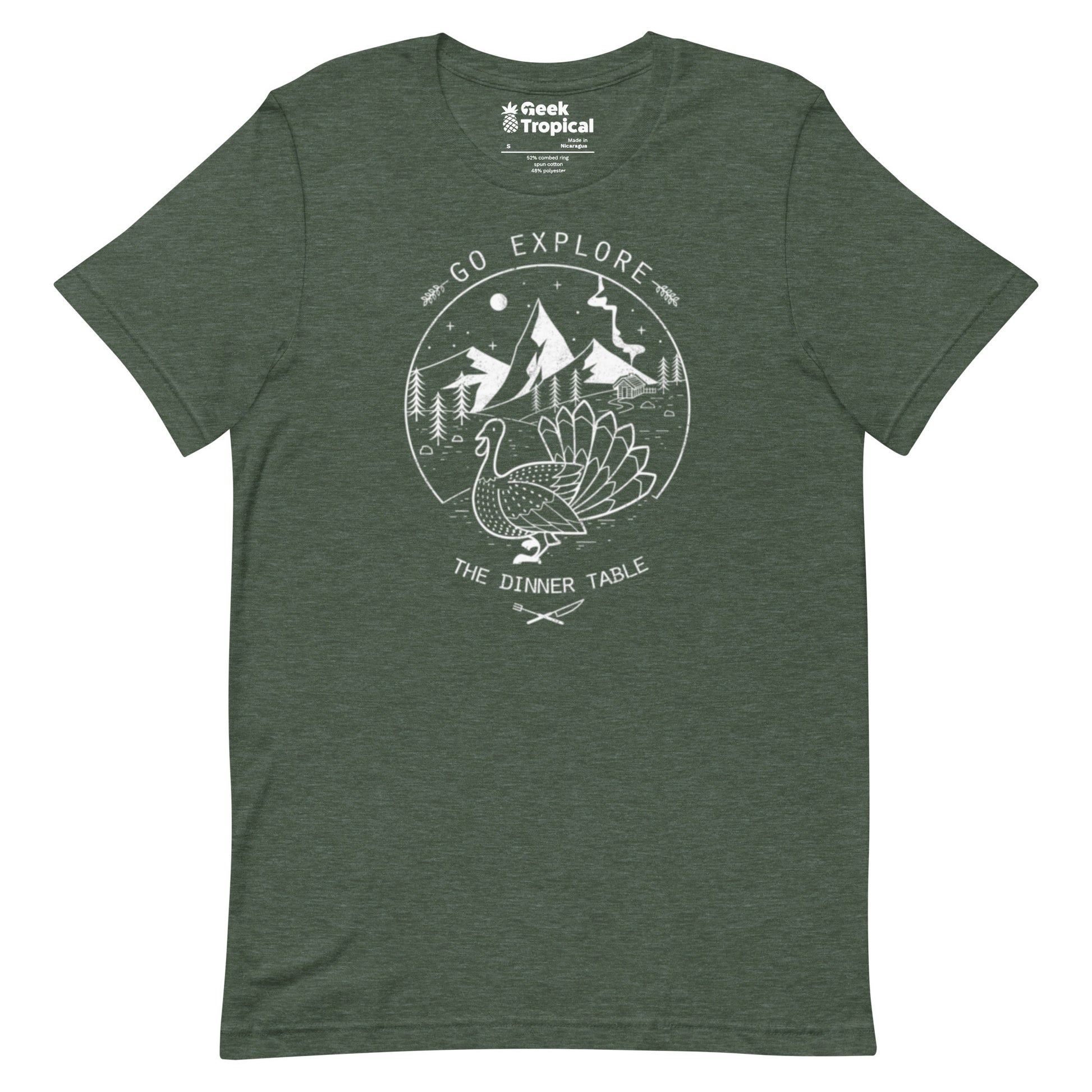 Explore Thanksgiving Dinner T-Shirt Geek Nerd