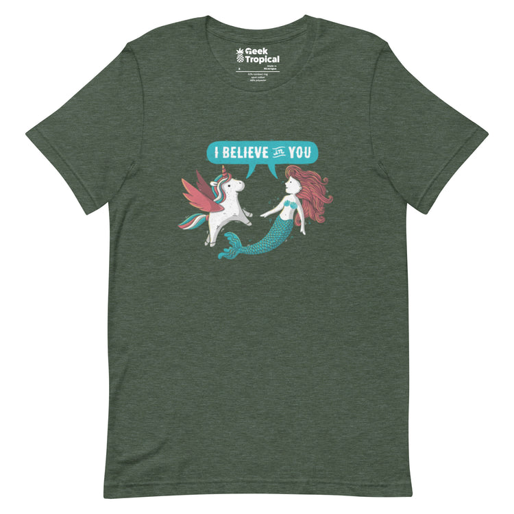 I Believe In You T-Shirt Geek Nerd