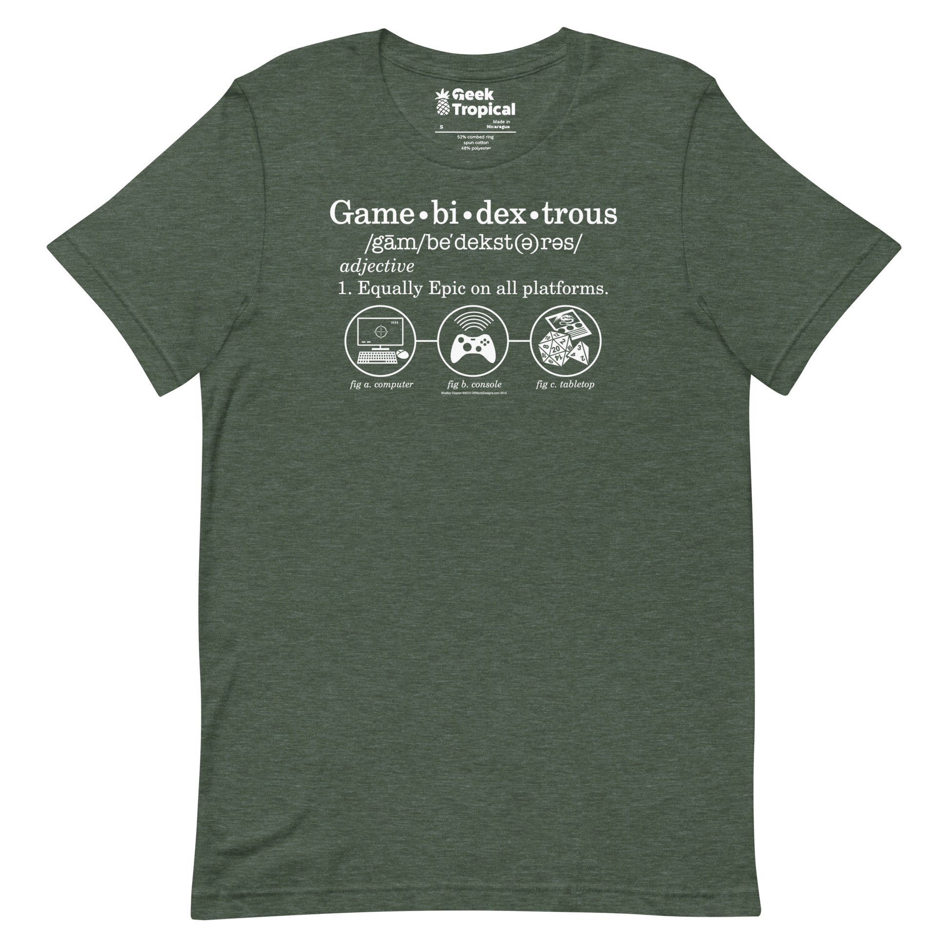 Gamebidextrous t-shirt Geek Nerd Advertise to Meta FLOW DESC WRITING Funny Prints